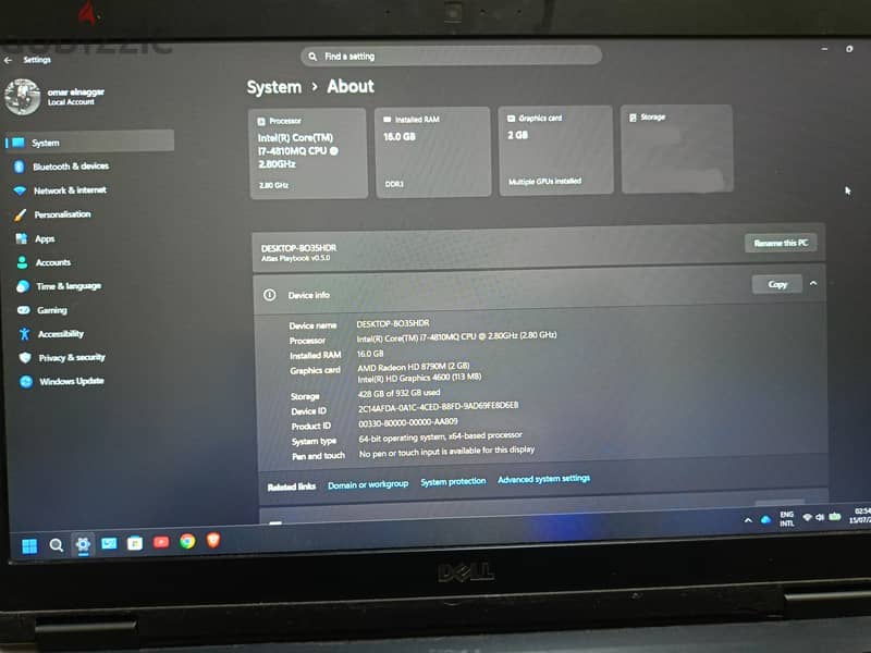 dell latitude e6540 4