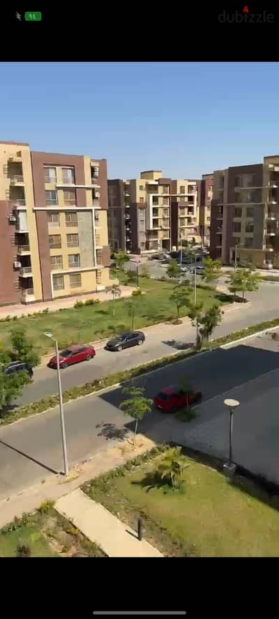 For rent, an apartment of 130 meters, second floor, distinguished view in Genna Compound, 6 October
