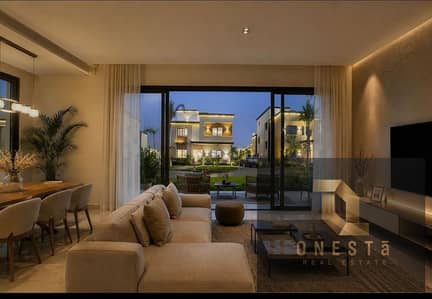 Villa for sale in new cairo, opposite Hyde Park, with a 45% discount and the possibility of installments over 10 years.