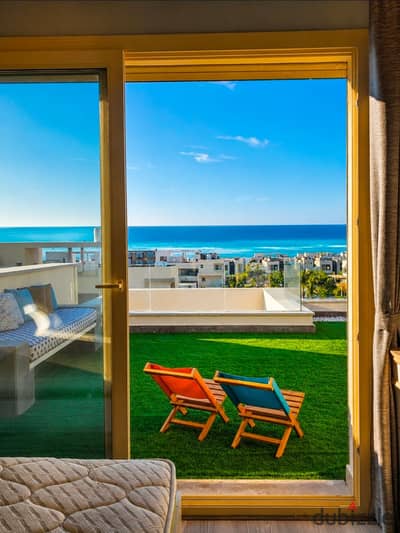 Hacienda white luxury chalet with amazing sea view