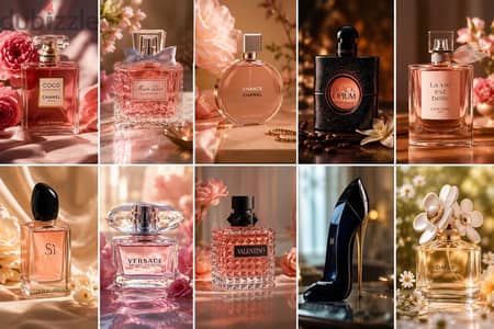 luxury women and men perfumes