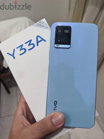 فيفو y33A كسر زيرو مغير باغه نضيفه جدا بالكرتونه