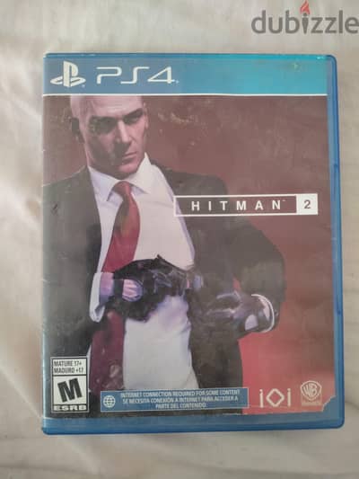 2 هيت مان hitman 2اسطوانه ps4 سي دي بلايستيشن فور 4
