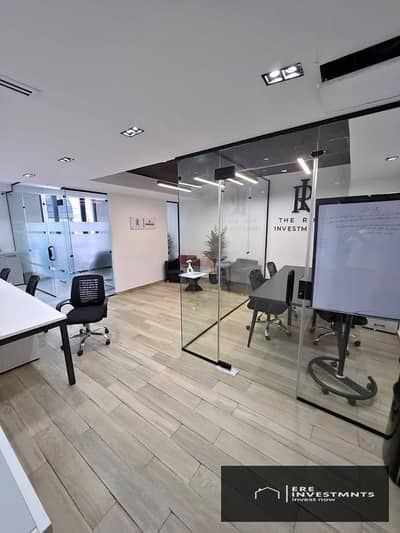95 sqm administrative office for sale in View Plaza, Saada, next to Hassan Allam. | Installment plans available - Prime Location