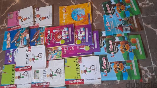 كتب لغة فرنسية وانجليزية