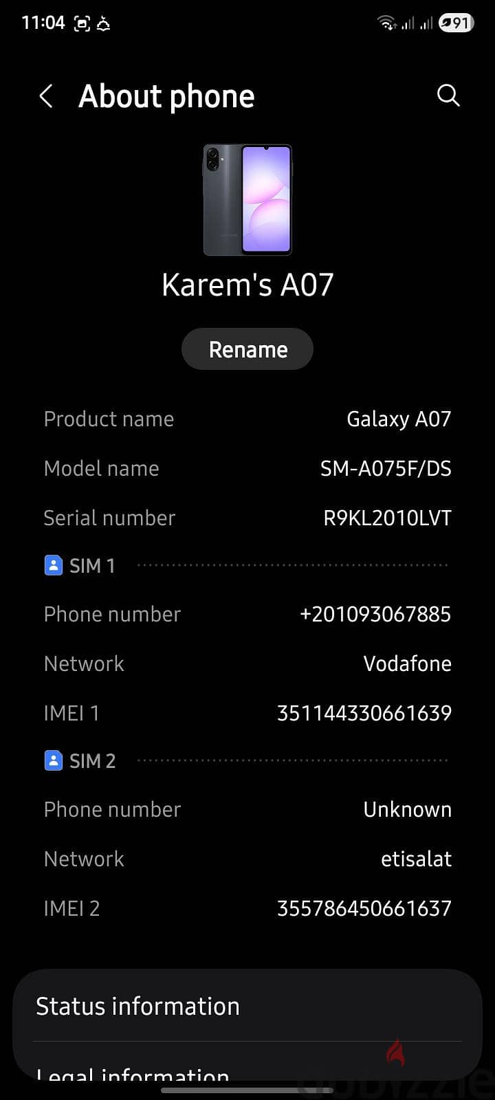 samsung a07 4g 1