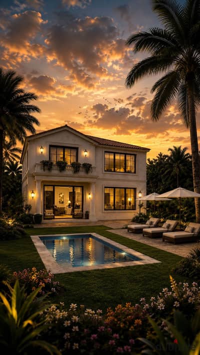 Standalone Villa with a Private Garden for Sale Inside a Villas Only Compound in the Heart of Sheikh Zayed with Only EGP 650,000 Down Payment and Inst
