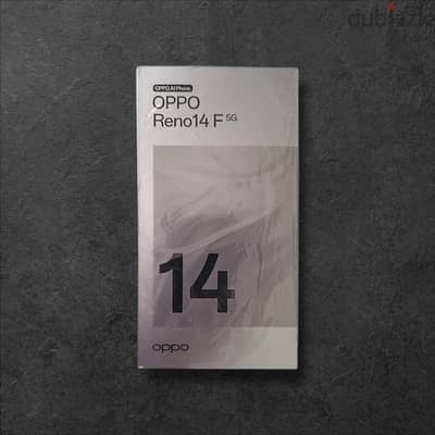 Oppo Reno14 F 5G 12/512 | زيرو لم يُستخدم | بدون جمارك