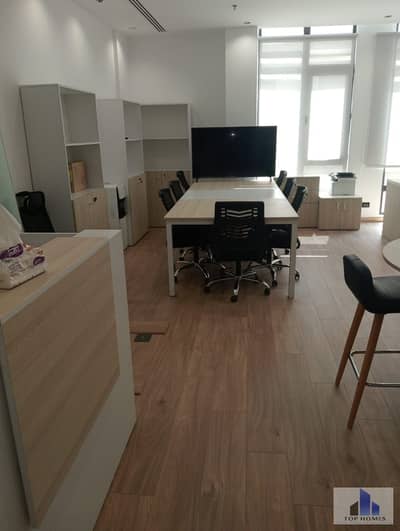 Furnished Office for rent 78 sqm I Fully finished/ACs in District 5 Compound / 5th Settlement / New Cairo