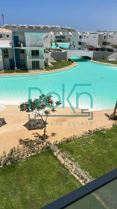 شاليه للبيع في فوكا باي Fouka bay دايركت لاجون 3 غرف 130 متر برايم فيو استلام فوري