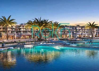 شاليه بيع في مراسي مارينا فرونت,marassi marina front,م213,متشطب بالتكيفات والمطبخ