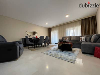 Ultra super lux furnished Apartment for rent in 90 avenue compound 5th settlement at New Cairo