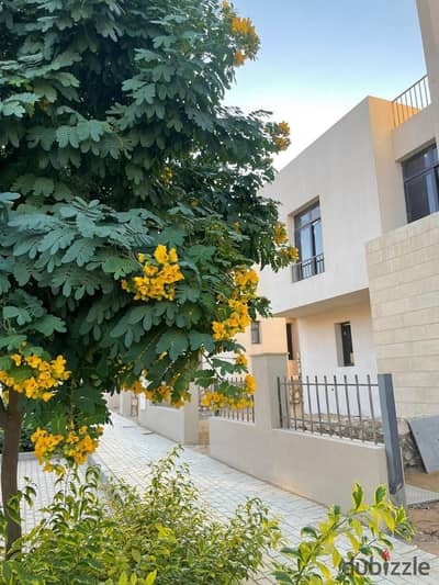 Corner townhouse villa for sale in O West Compound, 6th of October