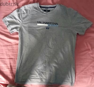 Grey Polo Crew La Martina