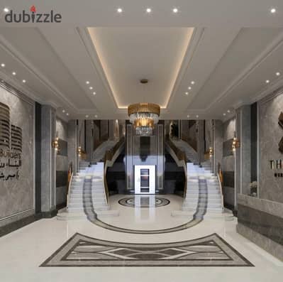 For rent in Kafr Abdelou, Al-Lambi, 250m, roof, 3 rooms + 4 bathrooms