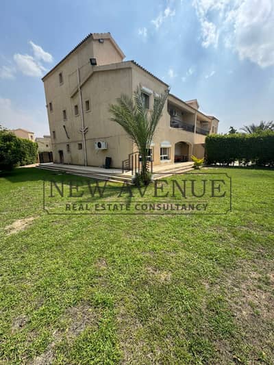 Twin house for sale in one of the best locations in Madinaty with a direct landscape view, wide green areas, luxurious finishing, and an amazing price
