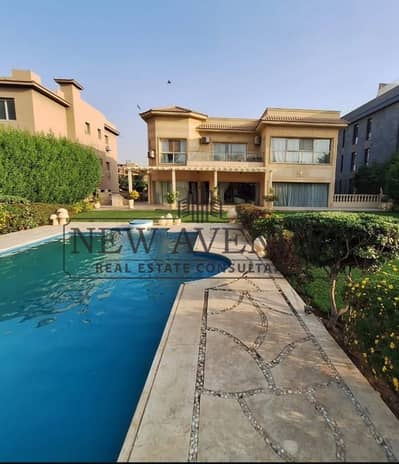 فيلا مستقلة للبيع في قطامية ديونزالقاهرة الجديدة katameya dunes New Cairo فى موقع متميز جدا نصف تشطيب جاهزة على الاستلام الفورى