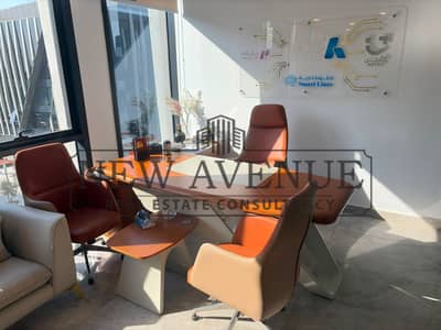 مكتب إداري مشطب ومفروش بالكامل للإيجار في EDNC القاهره الجديده EDNC New Cairo