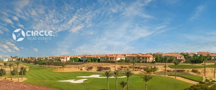 First Row Golf View 550m Semi Furnished With Kitchen & ACs Standalone Villa For Rent In Uptown Cairo El Mokattam Near New Cairo