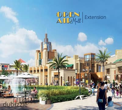 A 33 m² clinic for sale in Madinaty on installment – prime location in Open Air Mall Extension Madinaty
