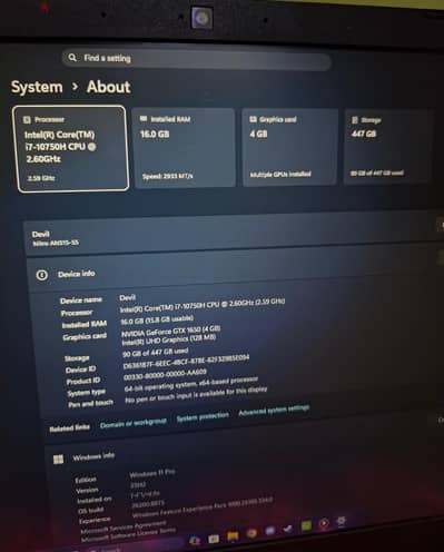 لابتوب Acer Nitro 5 Gaming