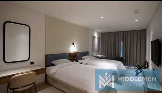 Hotel Apartment 52m For Sale Ultra Super Lux Finishing Fully Furnished Very Prime Location On Lakes Installments Ready To Move Al marasem rotana hotel