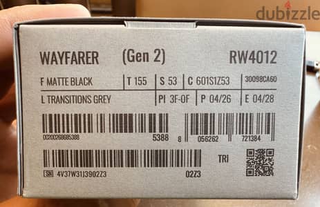 Ray-Ban Meta Gen 2 matte black size 53 transition lenses