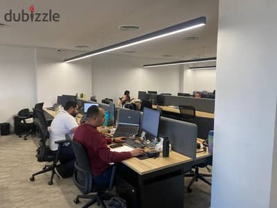 مقر إداري متفرد 240م مكيف للإيجار في اقوى لوكيشن ب Cairo Business Park التجمع الخامس