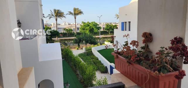 تاون هاوس كورنر ٢٢٤م مفروش بالكامل للإيجار في مراسي جريك إعمار الساحل الشمالي Marassi Greek Emaar North Coast