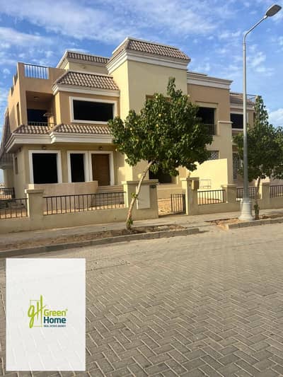 S فيلا بجاردون وروف جاهزة للاستلام الفوري للبيع في سراي مدينة المستقبل Sarai Mostakbal City