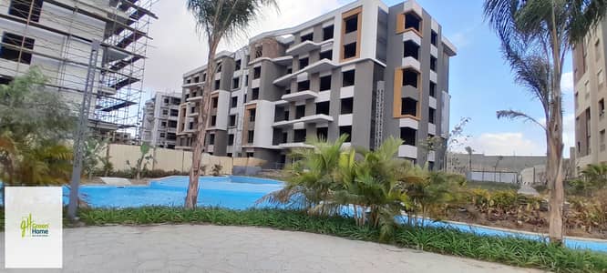 Lowest price with Installment Studio for sale Fully finished in Palm Hills New Cairo