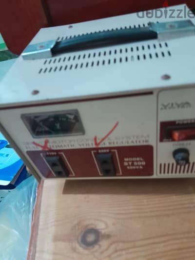 منظم جهد كهربائي (استبليزر. . استعمال خفيف