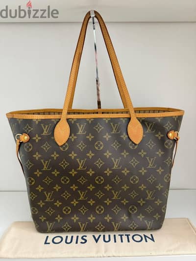 LV Neverfull MM Monogram شنطة لوي ڤيتون