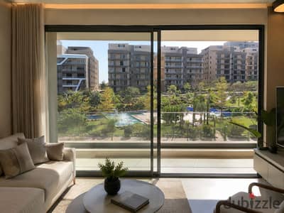A Ready-to-View Apartment with a Stunning Landscape View in the Finest and Most Prestigious Location in Mostakbal City.