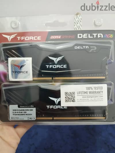 16GB (2*8) T-FORCE DELTA RGB DDR4 3200 CL16