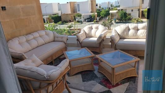 Garden Duplex for Rent in Seashell, Sidi Abdel Rahman , North Coast | 5 Bedrooms | 5 Bathrooms | Hotel-Style Furnished | Pool View | Seashell North Coast