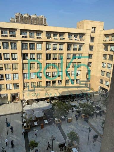 مكتب 195 متر فيو البلازا للايجار في اركان بلازا
