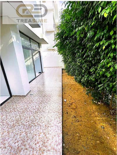 semi furnished Apartment with garden for rent in Lake View Residence - new cairo