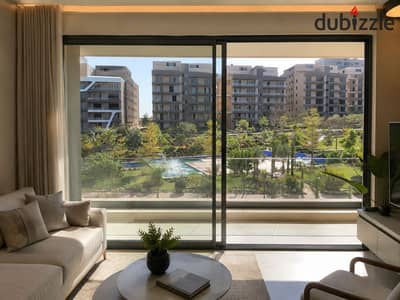 A Ready-to-View Apartment with a Stunning Landscape View in the Finest and Most Prestigious Location in Mostakbal City.