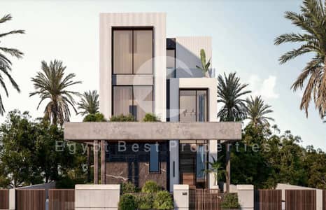 Standalone villa 5 Bedrooms for sale in Stei8ht New Cairo Luxurious Compound Deliver in 2 Years Most Prime Location