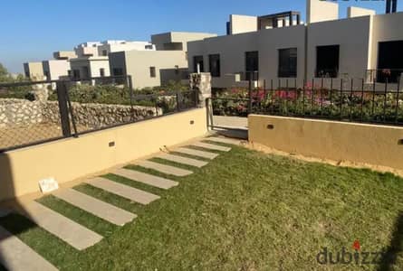 Twin House 5 Rooms for Rent Kitchen and Air Conditioning in Compound O West (Orascom) at a Special Price
