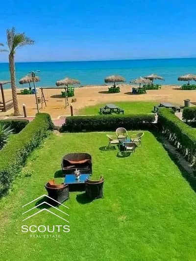 شاليه صف اول بحر للبيع sea Fully Finished و pool view فى لافيستا 6 العين السخنه جاهز للمعاينه La Vista 6 Ain Sokhna بجوار بورتو وتلال