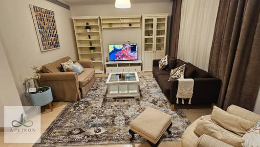 شقة للإيجار في كايرو فيستيفال سيتي – القاهرة الجديدة | 200م² | 3 غرف نوم | 3 حمامات | الدور السادس | موقع مميز | 90,000 جنيه شهريًا | MC187