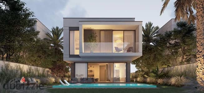 Independent villa with a swimming pool in NMQ on the Dahshur link next to Swan Lake and Palm Hills