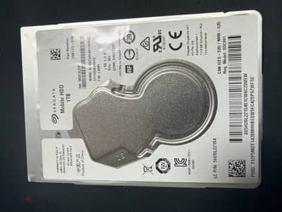 Seagate 1TB mobile hdd
