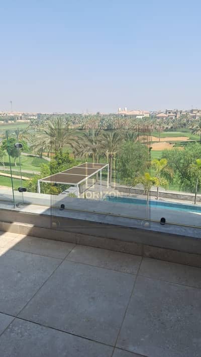 بأفضل فيو شقة  مفروش200م  للإيجار في كمبوند قطامية ديونز التجمع apartment rent katameya Dunes