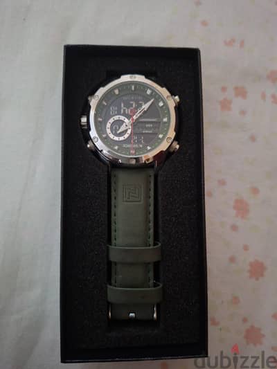 NAVIFORCE) موديل NF9197L (اللون الزيتي/الأخضر