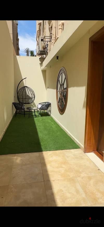 For rent: Basement office in Al Yasmin Villas, 60 sq m, ultra-super-lux finishing.