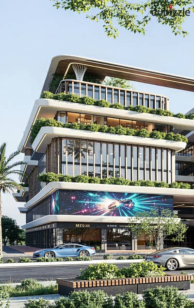 For sale: 31-square-meter commercial unit directly on the Central Axis at Walk’n Mall, 6th of October City—available with a 10-year installment plan.