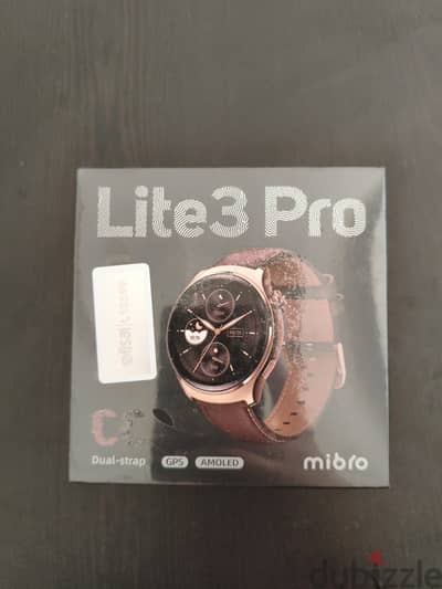 ساعة Mibro Lite3 Pro جديدة زيرو بضمان اتصال الرسمي (Dual-strap)